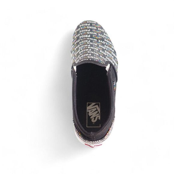 Vans Asher Classic Slip-on "Pride" Skate Shoes Multicolor Women's 10 - Picture 9 of 11